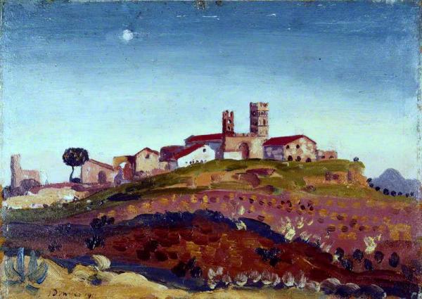The Cathedral At Elne by James Dickson Innes Oil Painting Reproductions