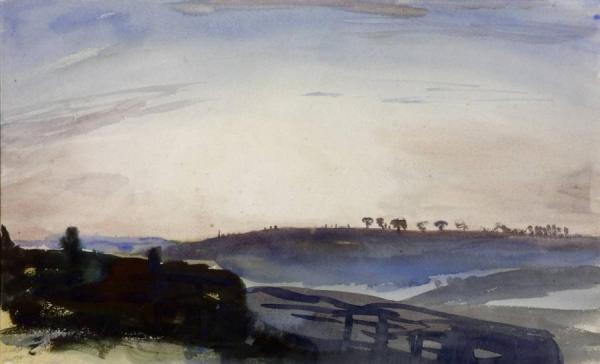 Twilight In Aveyron by James Dickson Innes Oil Painting Reproductions