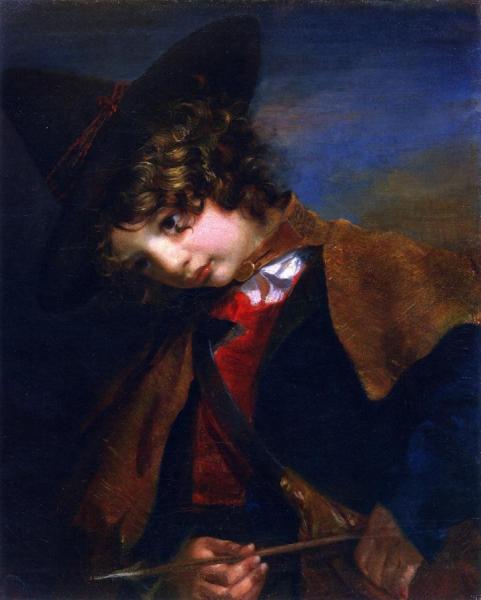 Cupid Disguised As A Roman Shepherd Boy by James E. Freeman