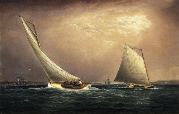 New York Bay by James Edward Buttersworth