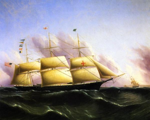 Ship "dreadnought" by James Edward Buttersworth