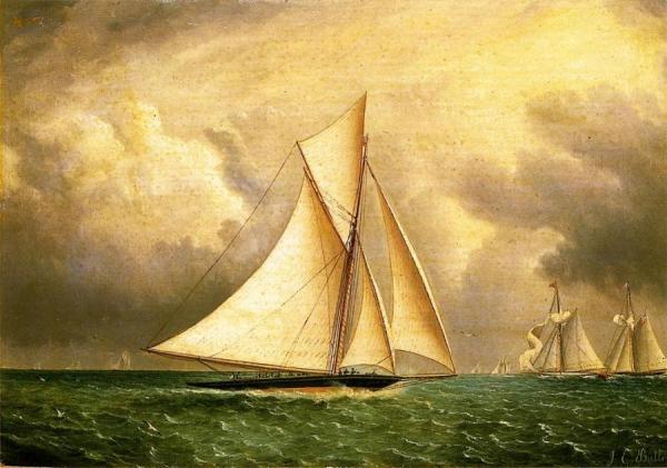The Approaching Storm by James Edward Buttersworth
