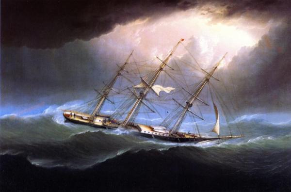 The Clipper "flying Cloud" Off Cape Horn by James Edward Buttersworth