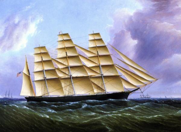 The Clipper "great Republic" by James Edward Buttersworth