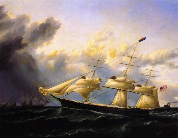 The "staghound" by James Edward Buttersworth