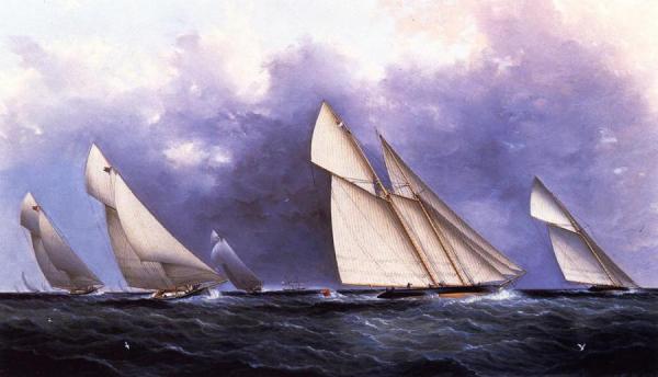 The Yacht Race by James Edward Buttersworth