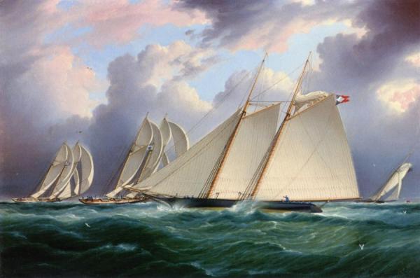Yacht 'orion' by James Edward Buttersworth