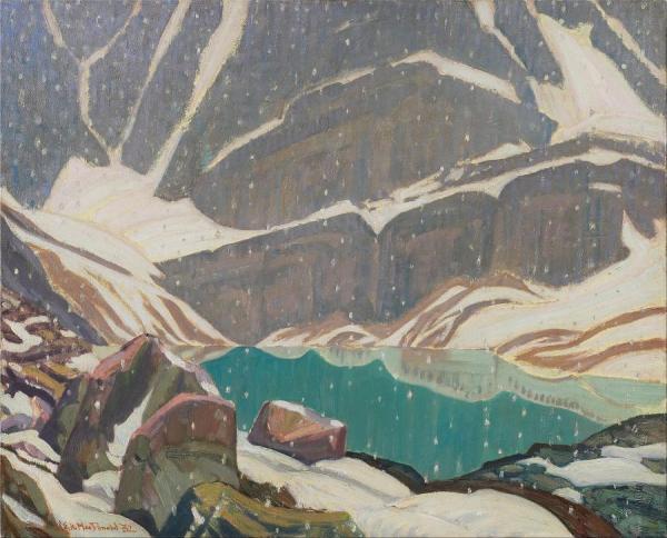 Mountain Solitude (lake Oesa) by James Edward Harvey Macdonald Oil Painting Reproductions