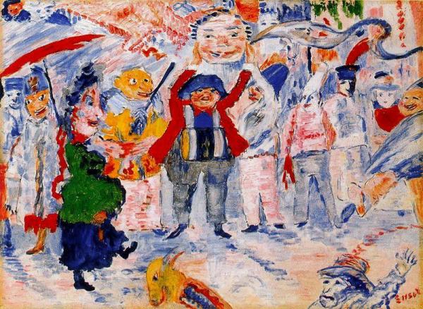 James Ensor Carnival In Flanders