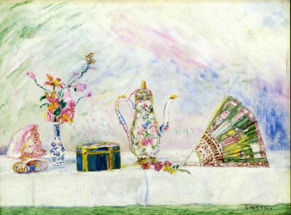 Porcelains And Fan by James Ensor Oil Painting Reproductions