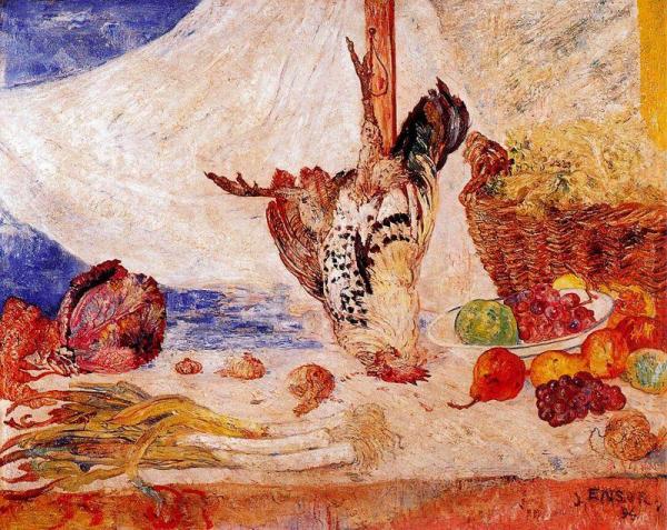 James Ensor The Dead Cockerel