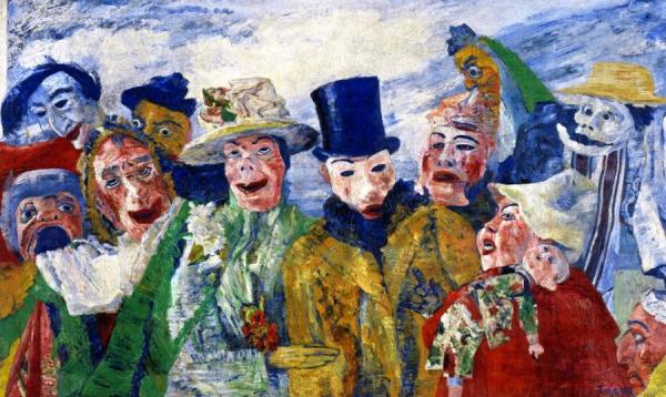 The Intrigue by James Ensor Oil Painting Reproductions