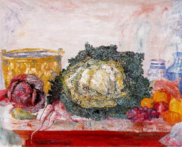 James Ensor The Ornamental Cabbage