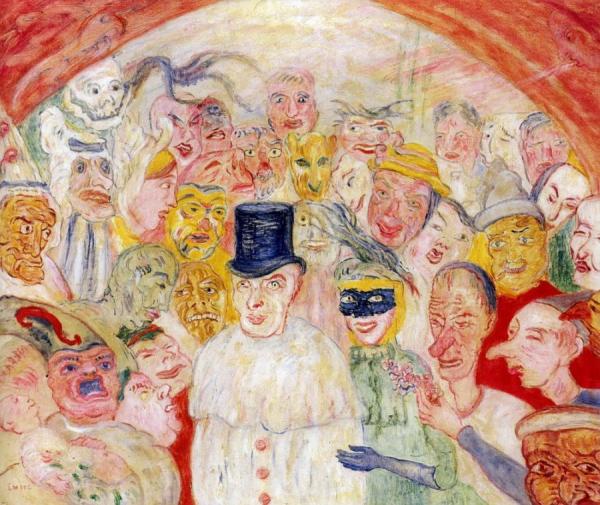 James Ensor The Puzzled Masks
