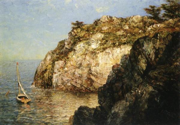 James Gale Tyler Moored Along The Cliffs