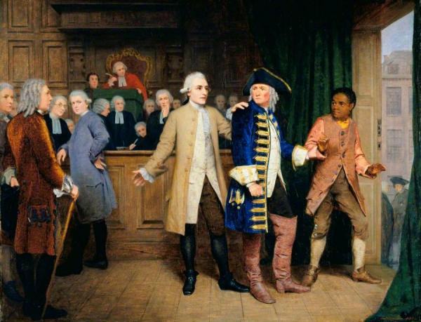 Granville Sharp The Abolitionist Rescuing A Slave From The Hands Of His Master by James Hayllar, R.b.a. Oil Painting Reproductions