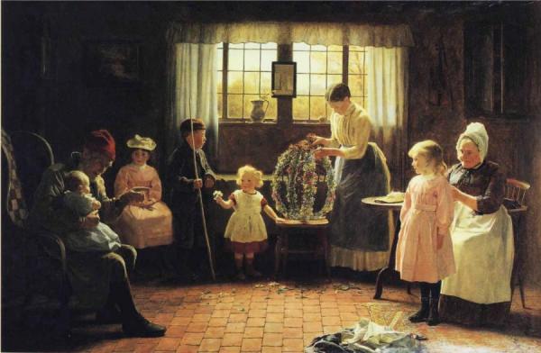 May Day by James Hayllar, R.b.a.