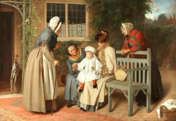 The Centre Of Attraction by James Hayllar, R.b.a. Oil Painting Reproductions