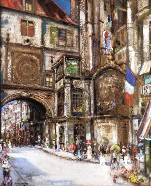 The Big Clock, Rouen by James Kay