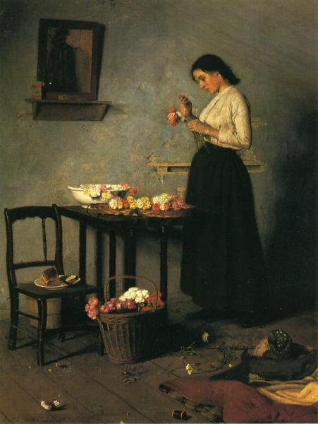 Flower Girl by James Longacre Wood