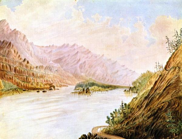 James Madison Alden Columbia River O The Cascade Portage
