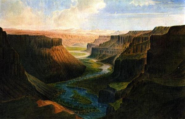 Grand Canyon Of Palouse River by James Madison Alden