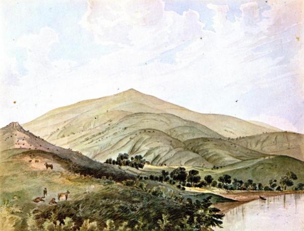 Shanghai Rancho Near Saucelito-california, San Francisco Bay by James Madison Alden