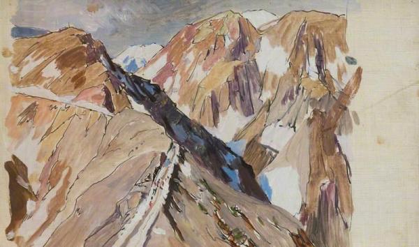Tizi-n-tichka Pass, Morocco (sketch) by James Mcbey