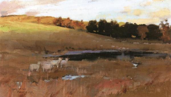 Landscape At Moniave by James Paterson Oil Painting Reproductions