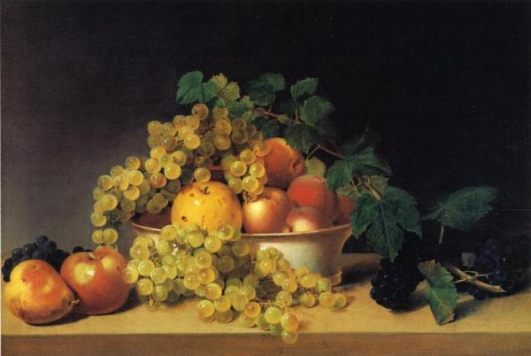 Still Life With Fruit On A Tabletop by James Peale