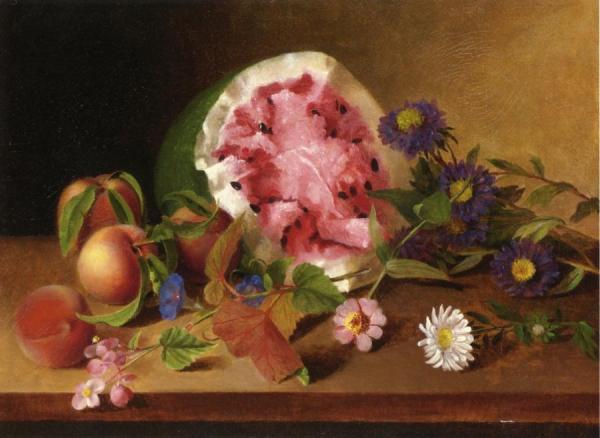 Still Life With Watermelon by James Peale