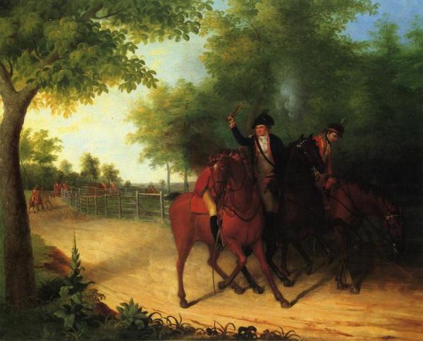 The Ambush Of Captain Allan Mclane by James Peale