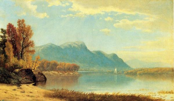 A Quiet Day On The Lake by James Renwick Brevoort