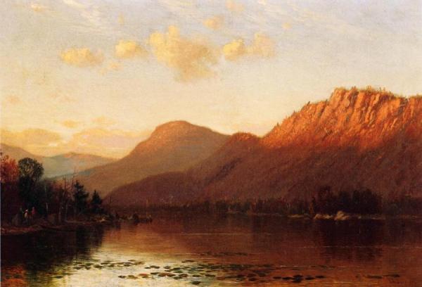 James Renwick Brevoort Mountain Lake Scene