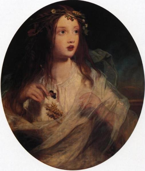 Ophelia by James Sant Oil Painting Reproductions