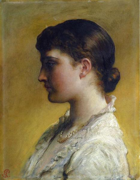 Portrait Of Lillie Langtry by James Sant Oil Painting Reproductions