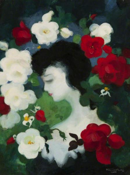 James Stuart Park Woman With Flowers