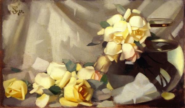 James Stuart Park Yellow Roses