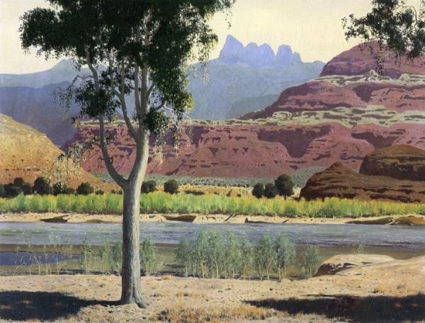 Bank Of The Colorado River by James Swinnerton