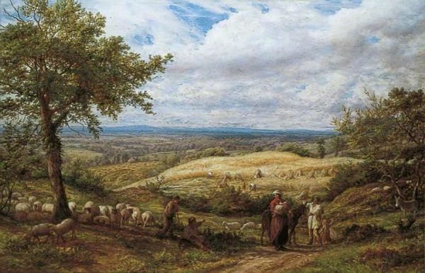 James Thomas Linnell The Wayfarers
