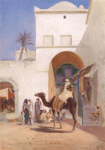 Street Scene by James Thompson Hixon