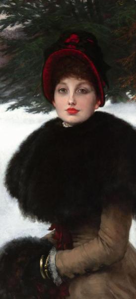 A Winter's Walk by James Tissot