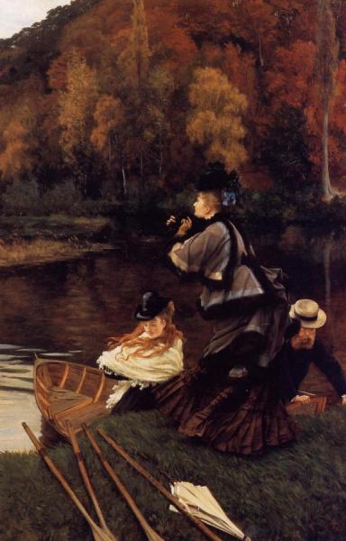 Autumn On The Thames by James Tissot