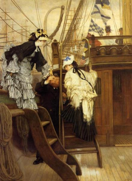 Boarding The Yacht by James Tissot