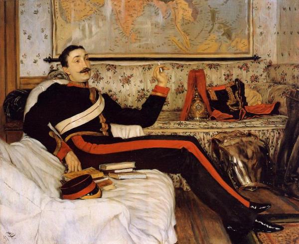 Captain Frederick Gustavus Burnaby by James Tissot