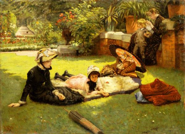 In The Sunshine by James Tissot