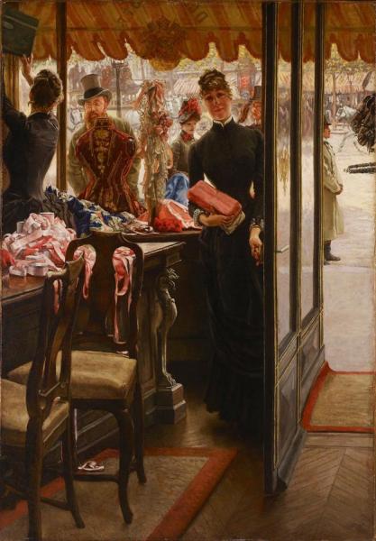 La Demoiselle De Magasin by James Tissot