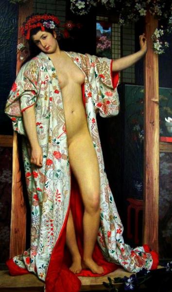 La Japonaise Au Bain by James Tissot