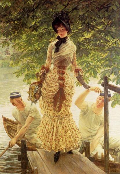 On The Thames by James Tissot