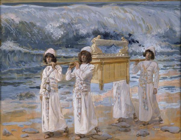 The Ark Passes Over The Jordan by James Tissot